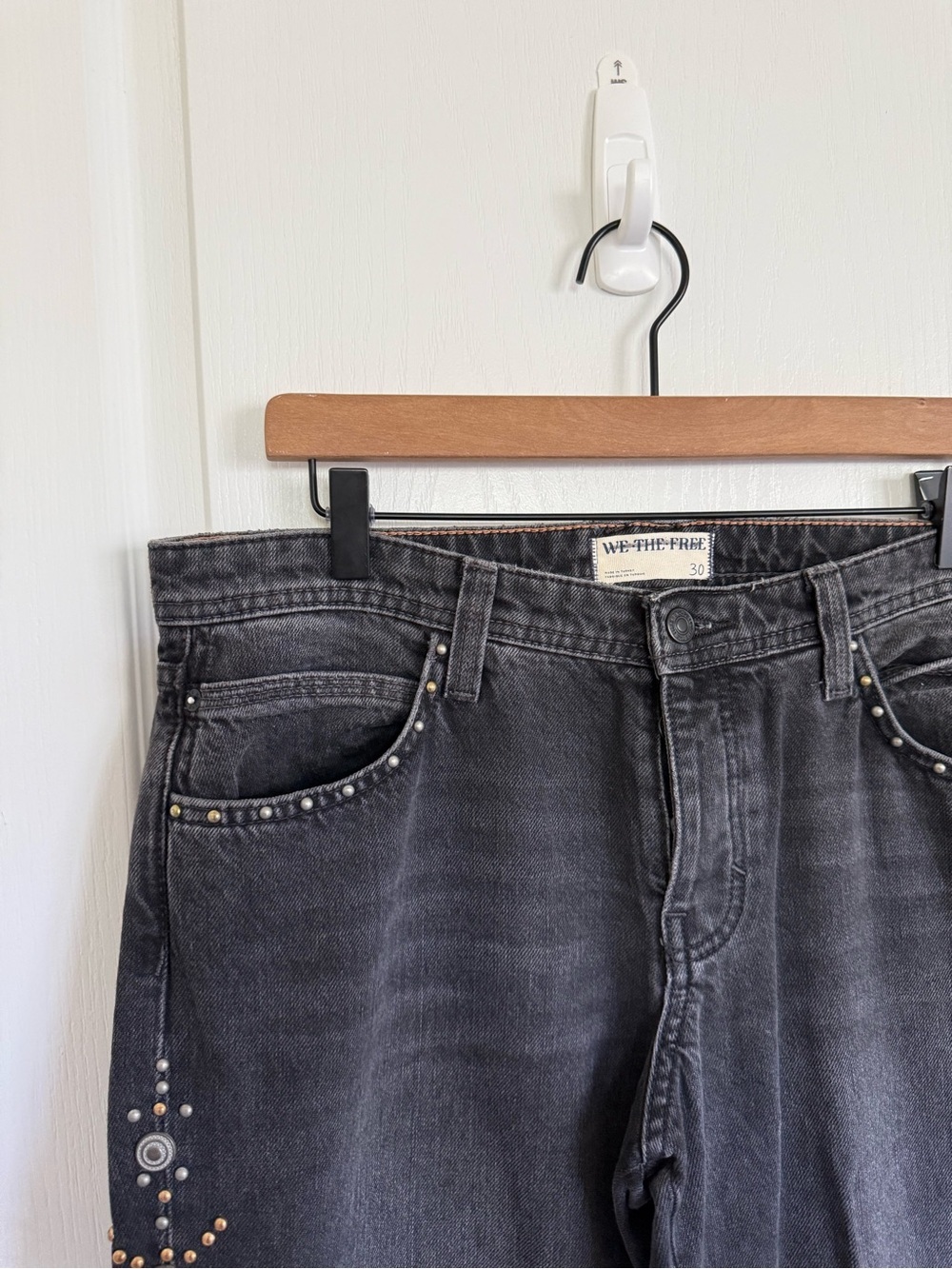 Free People Cooper Studded Boyfriend Jeans - Picture 5 of 7